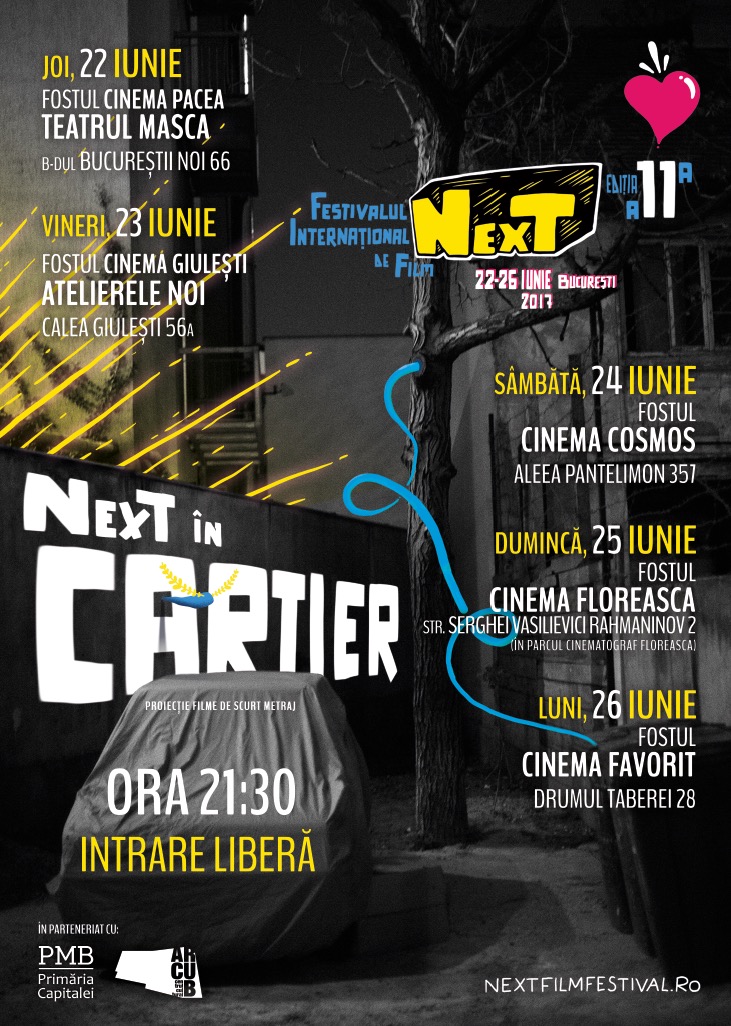 Anul acesta la NexT ai cinema în aer liber, la tine în cartier